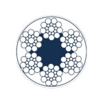 CABLE ACERO GALVANIZADO ALMA FIBRA 6X7 FORRADO