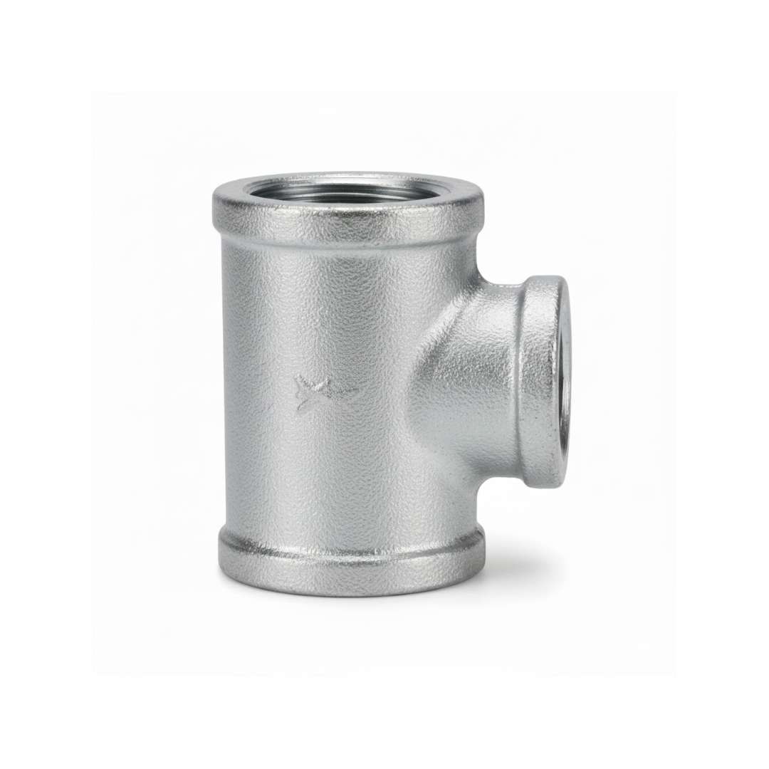 GTR TEE REDUCIDA ACERO NEGRO - Imagen 1