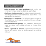 GRATA COPA TRENZADA ACERO - Imagen 3