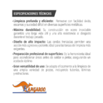 GRATA CIRCULAR TRENZADA ACERO INOX - Imagen 3