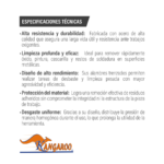 GRATA CIRCULAR TRENZADA ACERO SIN TUERCA 6X3/8 KANGAROO - Imagen 3