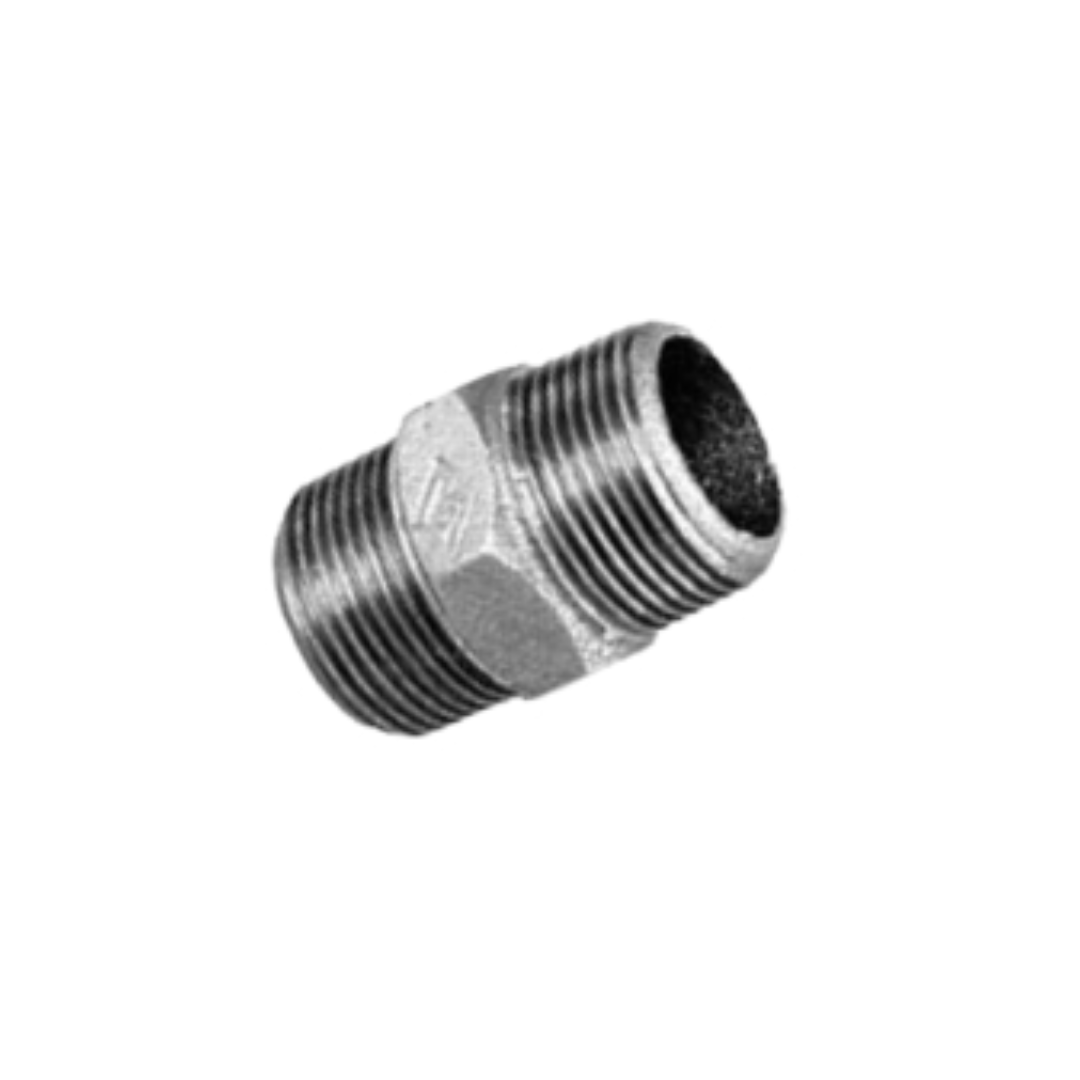 NIPLE BARRIL (2) NIPLE BARRIL GALVANIZADO - Imagen 1