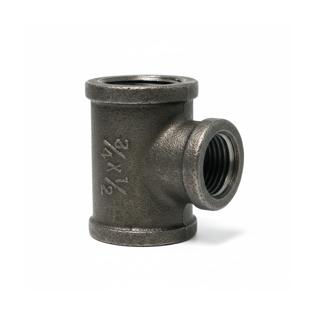 NTR-2.png TEE REDUCIDA ACERO NEGRO - Imagen 1