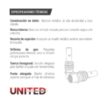 DIFUSOR PARA ANTORCHA MIG 15AK UNITED - Imagen 3