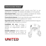 GUIA PARA ANTORCHA P80-1 UNITED - Imagen 3