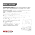 EQUIPO OXICORTE CON ESTUCHE HCW-22H UNITED - Imagen 3