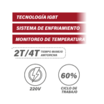 EQUIPO CORTADOR PLASMA 60A 220v UNITED - Imagen 4
