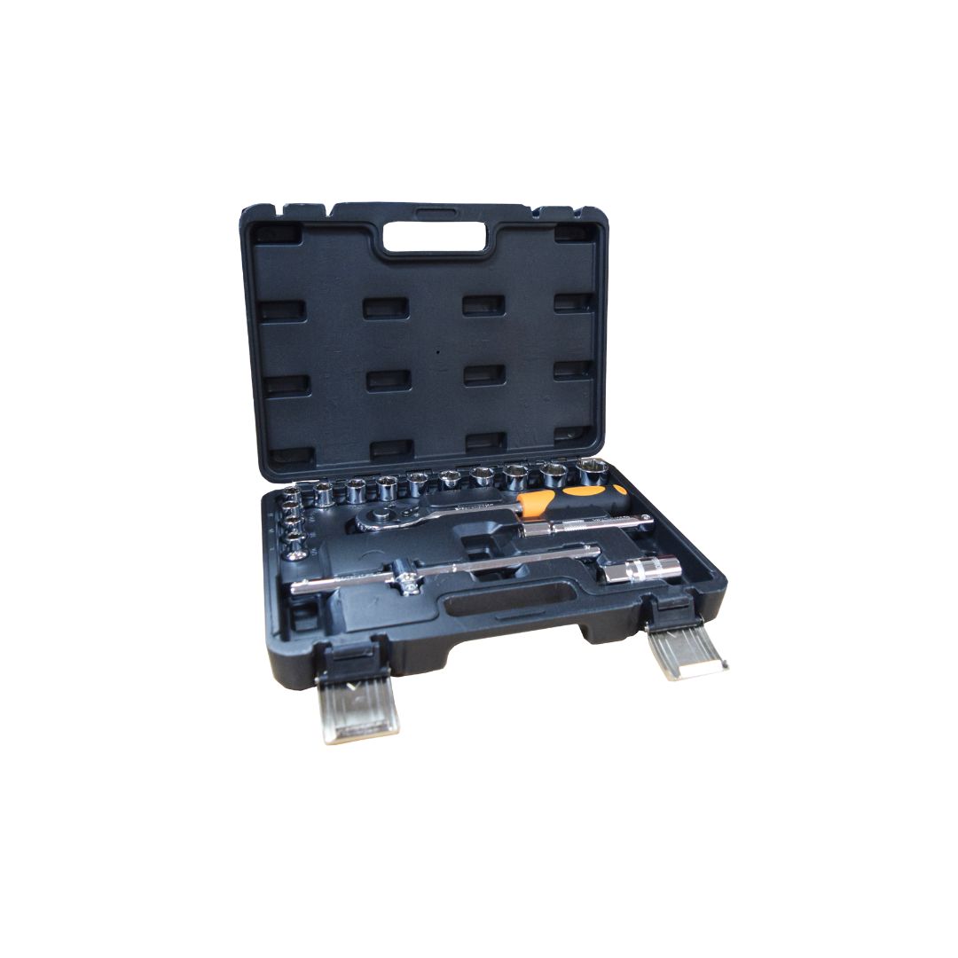 JCP1712.jpg JUEGO COPAS 17 PIEZAS SUPERIOR 6 PUNTAS CUADRANTE 1/2" CR VAN 5/16" - 1" - Imagen 1