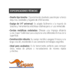 GRATA TIPO BROCHA CON ESPIGO - Imagen 3