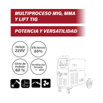 SOLDADOR INVERSOR MULTIPROCESO